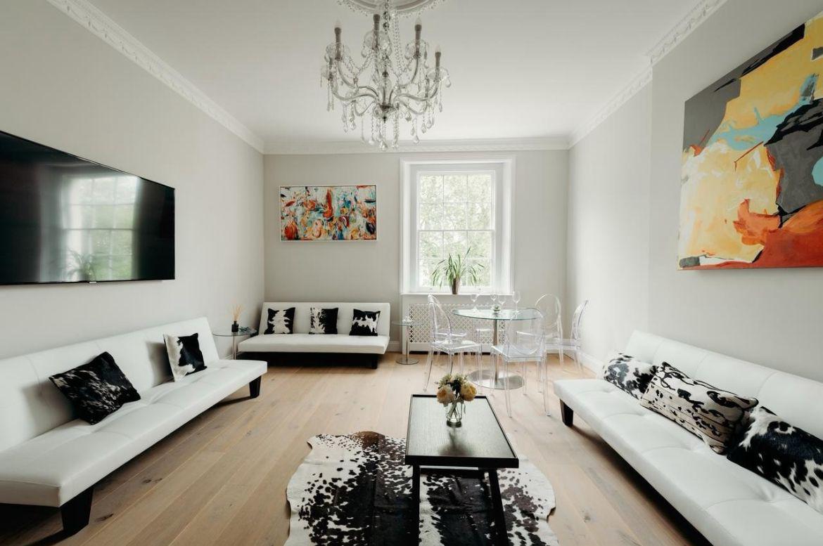 Bright, furnished shared living space